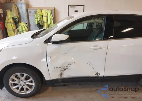 2018 Chevrolet Equinox Lt из США, поврежденный, VIN 3GNAXJEV4JL300646